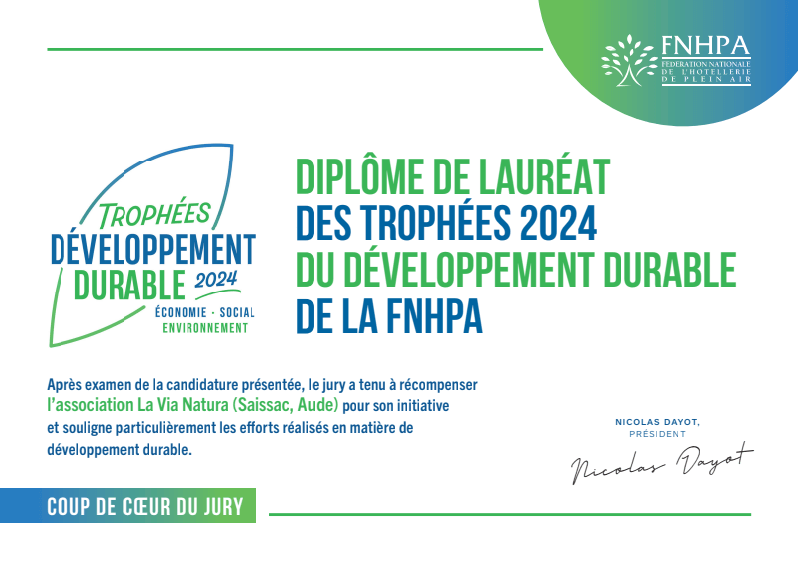 La Via Natura wins the Jury’s Favourite Award at the Sustainable Development Trophies